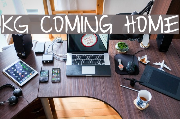 KG Coming Home لخطوط تنزيل examples