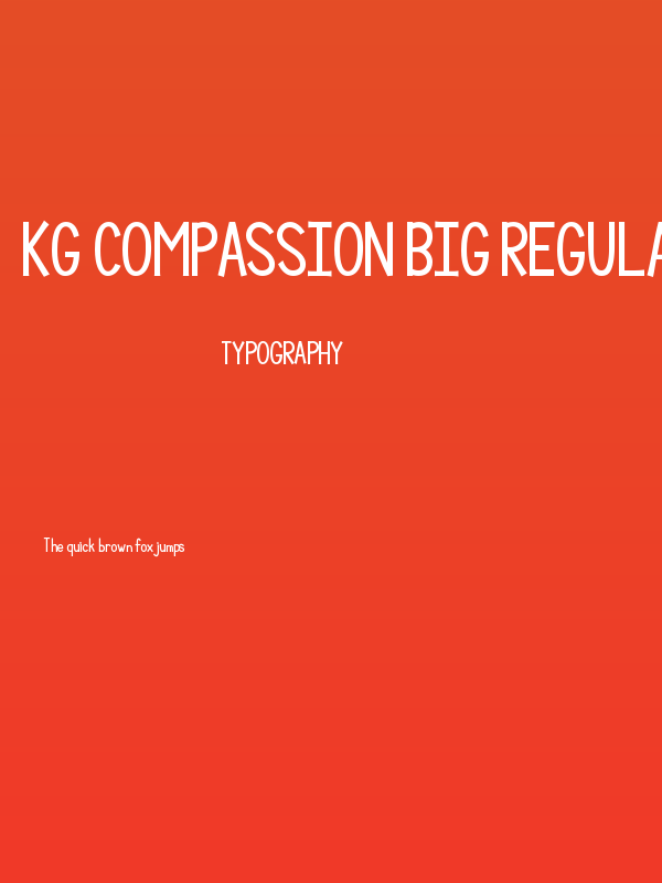 KG Compassion Big Regular Poster
