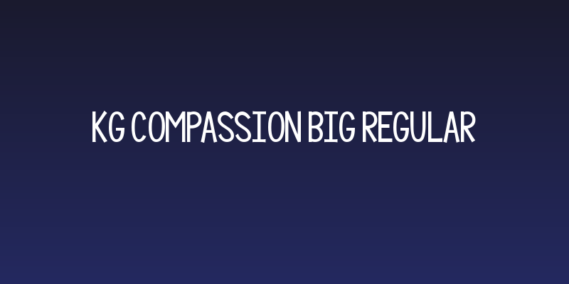KG Compassion Big Regular Social Header