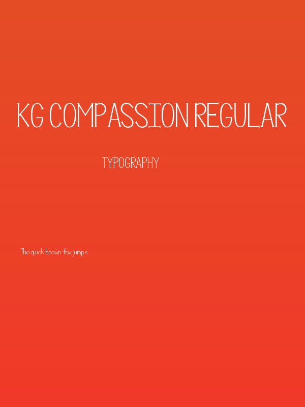 KG Compassion Regular Poster