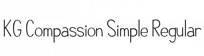 KG Compassion Simple Regular 