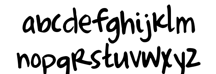 KG Complete in Him Font LOWERCASE