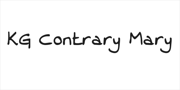 KG Contrary Mary Logo