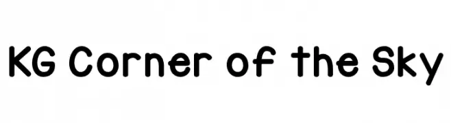 KG Corner of the Sky  Fuentes Gratis Descargar