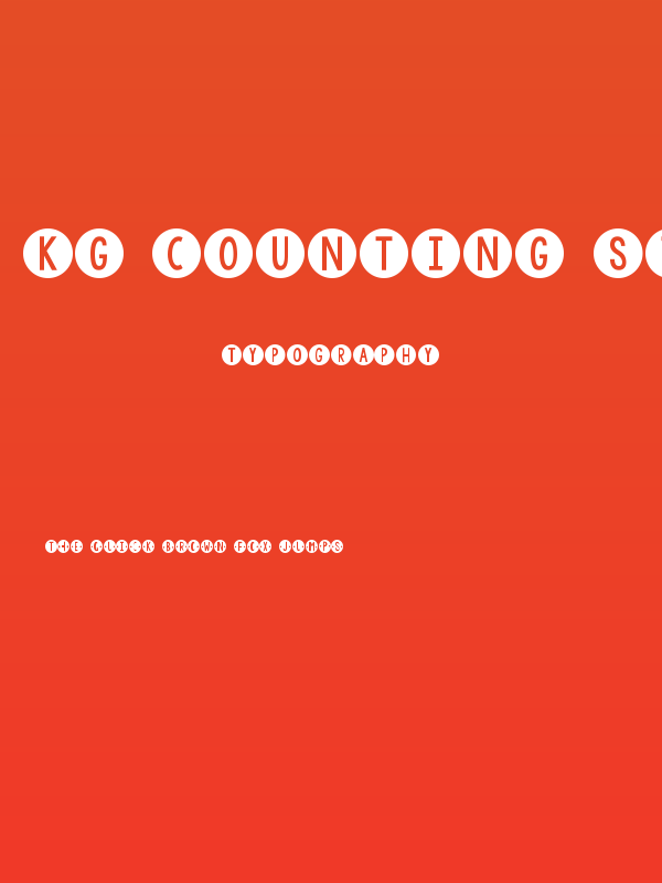 KG Counting Stars Poster
