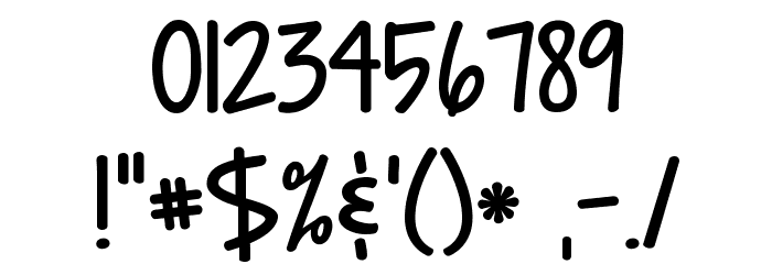 KG Covered By Your Grace Font OTHER CHARS
