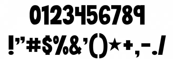 KG Crossing A Line Regular Font OTHER CHARS