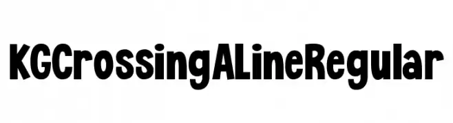 KG Crossing A Line Regular  Fuentes Gratis Descargar