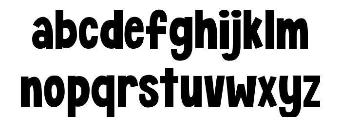 KG Crossing A Line Regular Font LOWERCASE