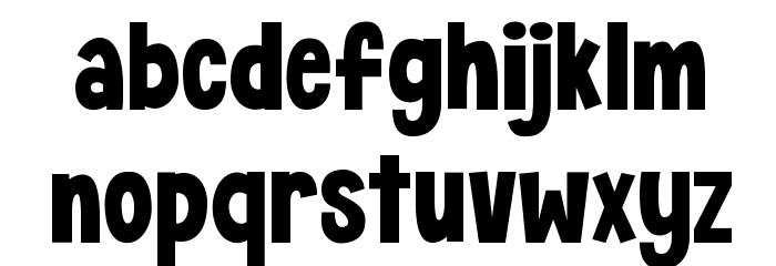 KG Crossing A Line Regular Font LOWERCASE