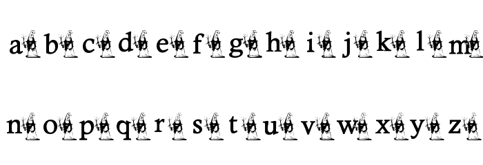 KG DRAGON Font LOWERCASE