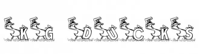 KG DUCKS2  les polices de caractères gratuit tlcharger