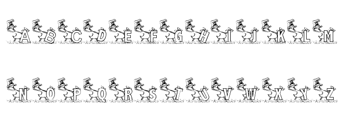 KG DUCKS2 Font OTHER CHARS