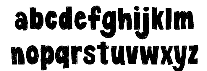 KG Dancing on the Rooftop Font LOWERCASE