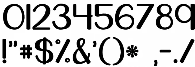 KG Dark Side Font OTHER CHARS