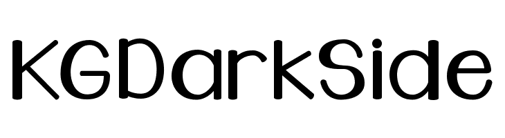 KG Dark Side  font caratteri gratis