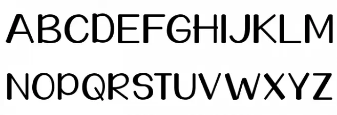 KG Dark Side フォント 大文字