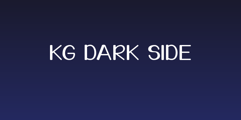 KG Dark Side Social Header