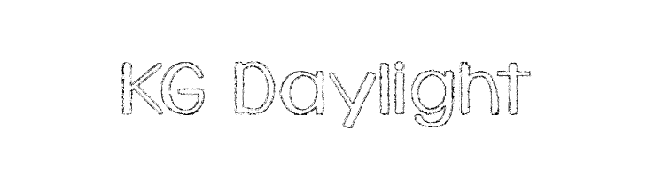 KG Daylight Font