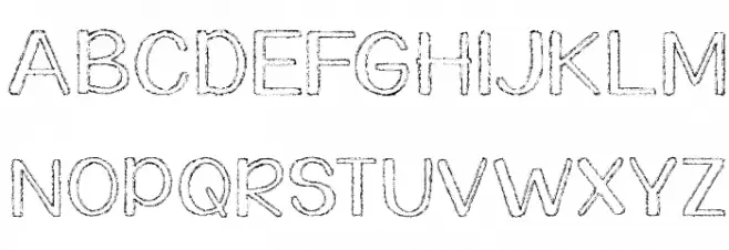 KG Daylight फ़ॉन्ट अपरकेस