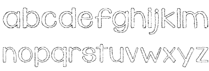 KG Daylight Font LOWERCASE