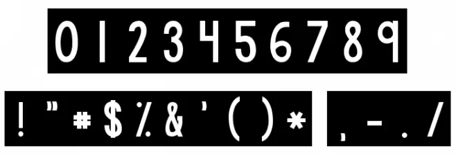 KG Defying Gravity Bounce Font OTHER CHARS