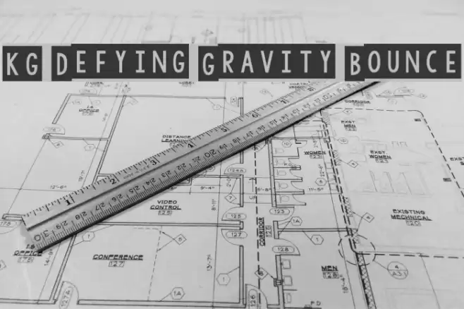 KG Defying Gravity Bounce Font examples