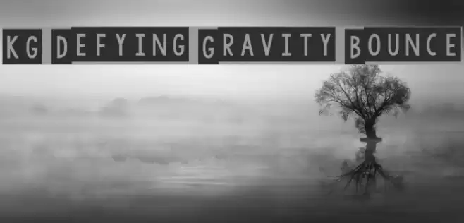 KG Defying Gravity Bounce Font examples