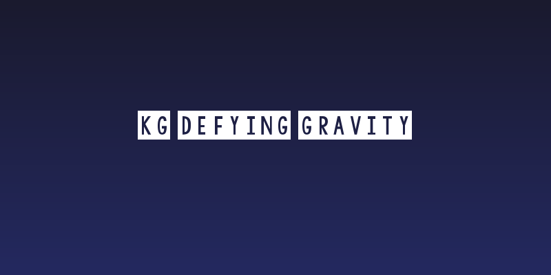 KG Defying Gravity Social Header