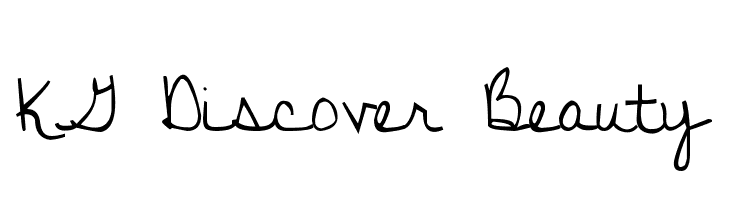 KG Discover Beauty  フリーフォントのダウンロード