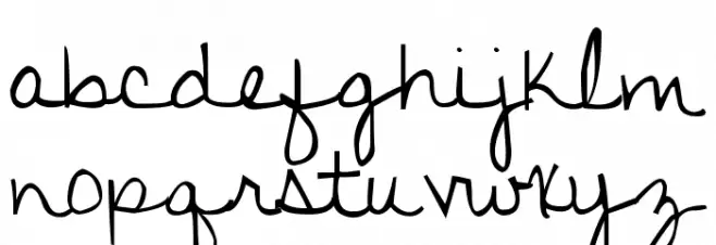 KG Discover Beauty Schriftart Kleinbuchstaben