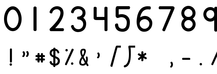 KG DivisionBuilder Font OTHER CHARS