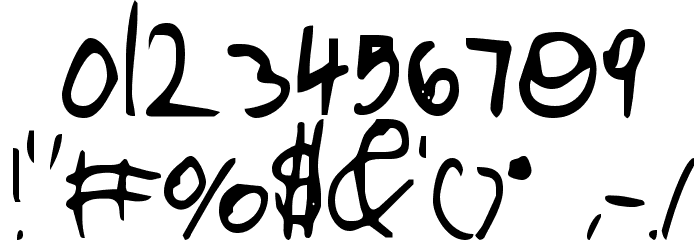 KG Domo is my FAVORITE Font OTHER CHARS