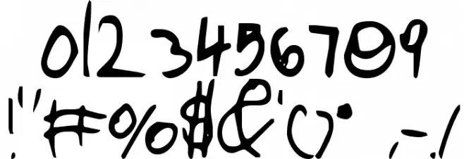 KG Domo is my FAVORITE Font OTHER CHARS