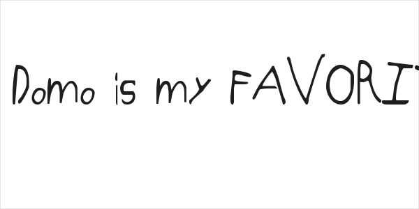 KG Domo is my FAVORITE Logo