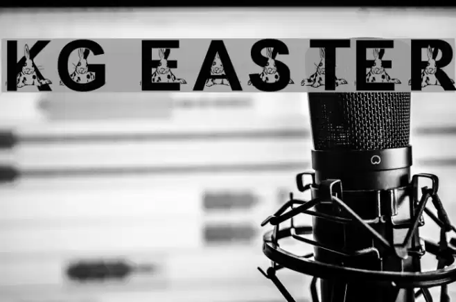 KG EASTER1 Font examples