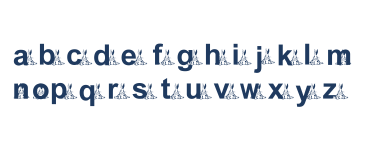 KG EASTER1 Lowercase