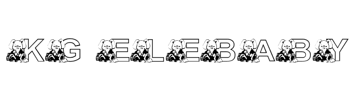KG ELEBABY Font