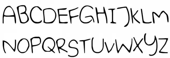 KG Elephant Hiccups Шрифта ВЕРХНИЙ