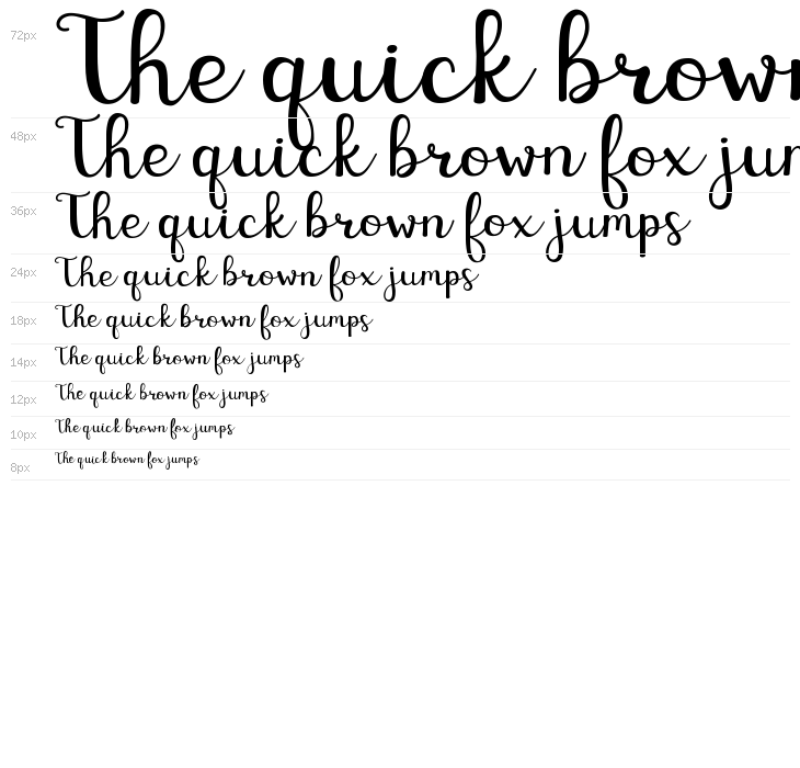 KG Eliza Schuyler Script Waterfall