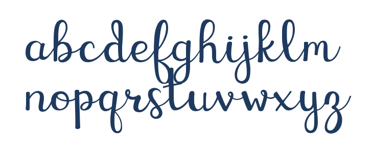 KG Eliza Schuyler Script Lowercase