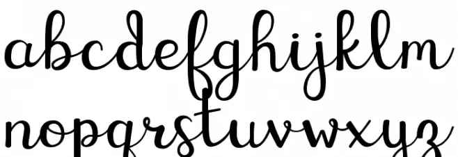 KG Eliza Schuyler Script Fuentes MINÚSCULAS