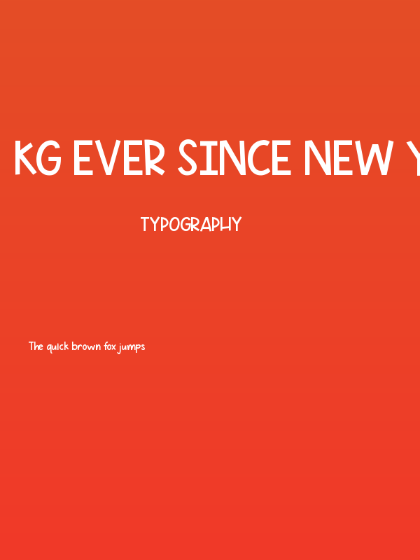 KG Ever Since New York Regular Poster