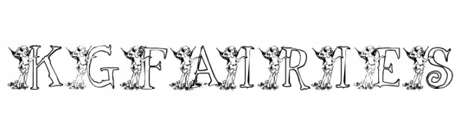 KG FAIRIES  les polices de caractères gratuit tlcharger