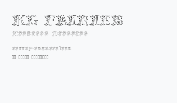 KG FAIRIES Business Card