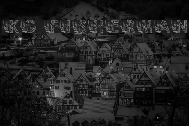 KG FISHERMAN Font examples