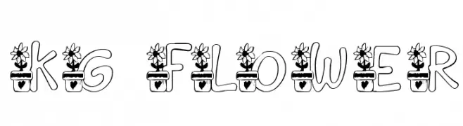 KG FLOWER  Descarca Fonturi Gratis