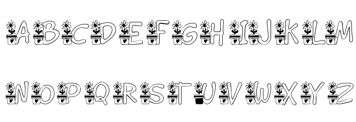 KG FLOWER Font OTHER CHARS