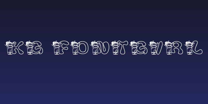 KG FONTGIRL Social Header