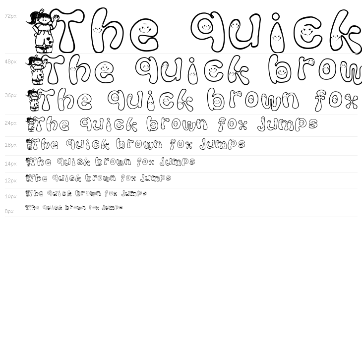 KG FONTGIRL Waterfall